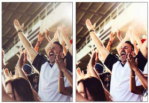 Impostazione contrasto TV